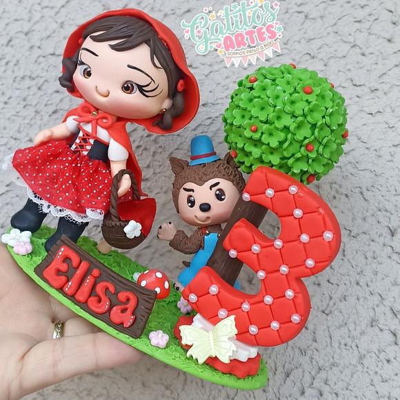 Topo de Bolo Chapeuzinho Vermelho