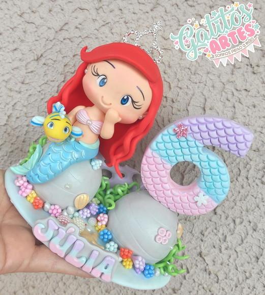 Topo de Bolo Ariel