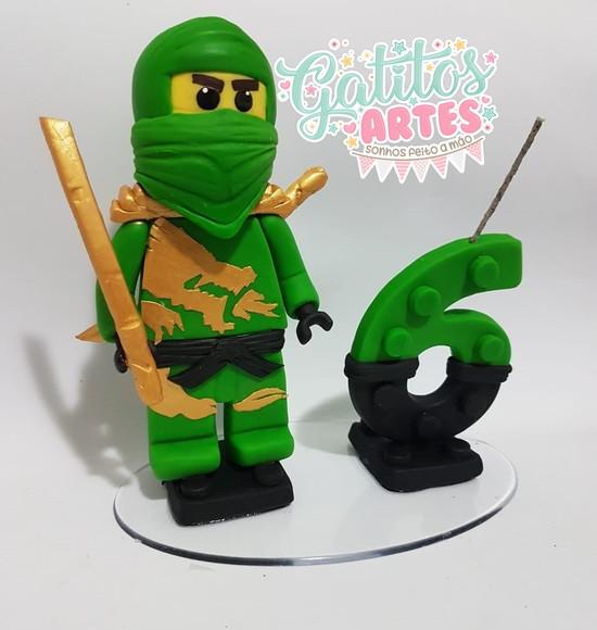 Topo de bolo Ninjago (Lego)