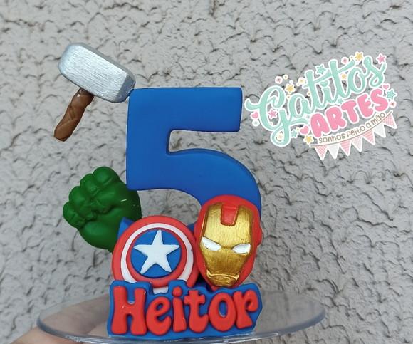 Vela Os Vingadores com nome
