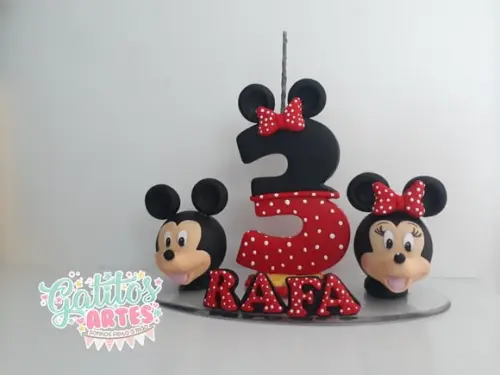 Vela Minnie e Mickey
