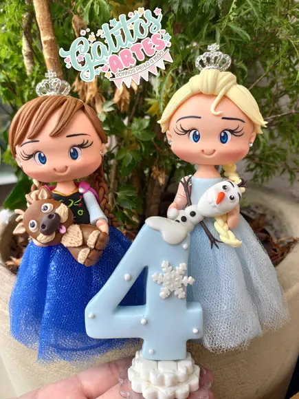 Topo de bolo Frozen