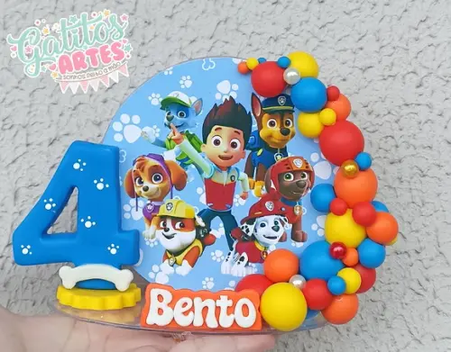 Vela Cenário Patrulha Canina