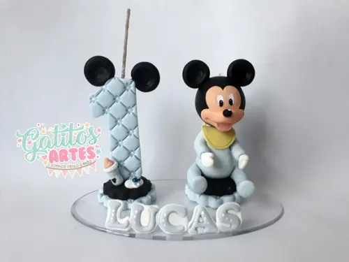 Topo de bolo Mickey Baby