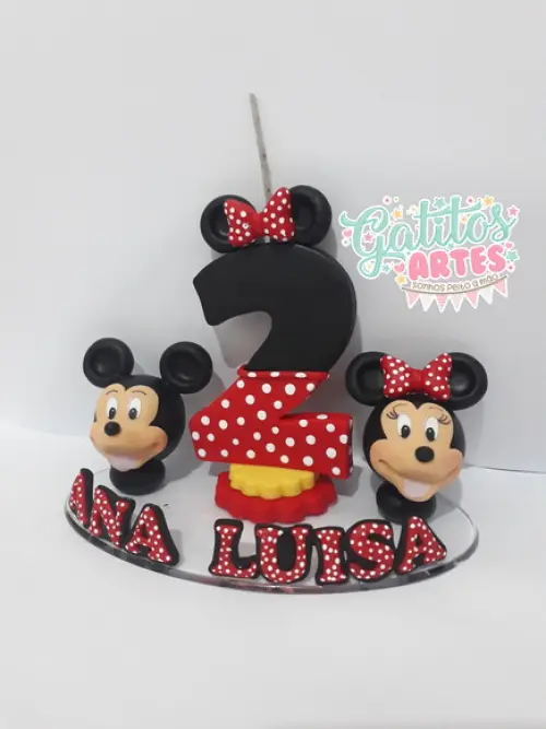 Vela Minnie e Mickey