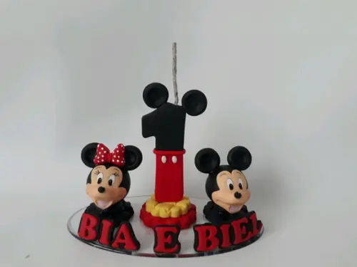 Vela Minnie e Mickey