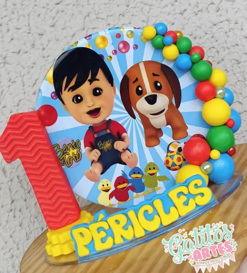 Vela Cenário Bento e Totó
