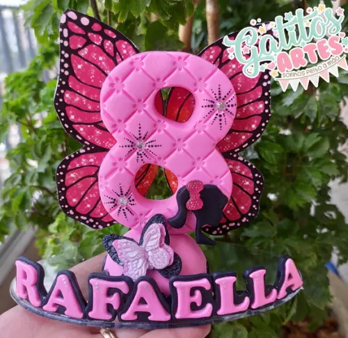 Vela Barbie Butterfly