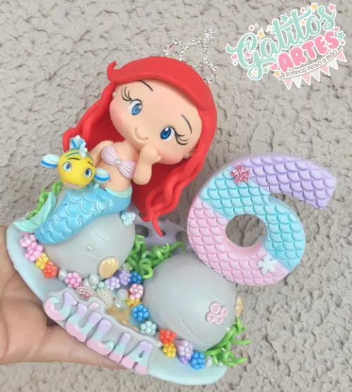 Topo de Bolo Ariel