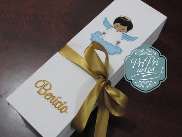 Caixa para Vela Batizado Personalizada