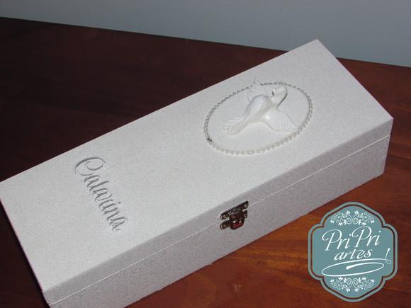Caixa para Vela Batizado Personalizada