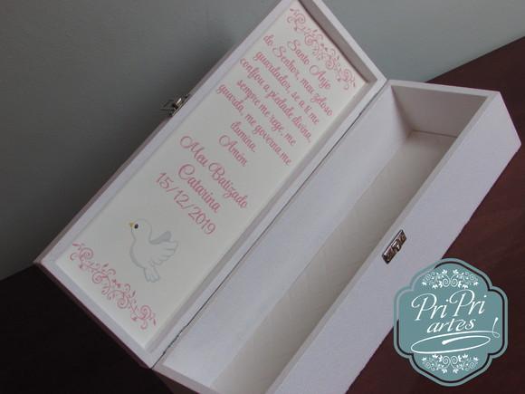 Caixa para Vela Batizado Personalizada