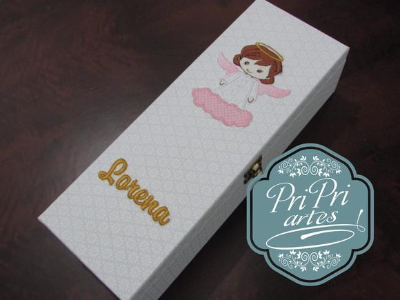 Caixa para Vela Batizado Personalizada