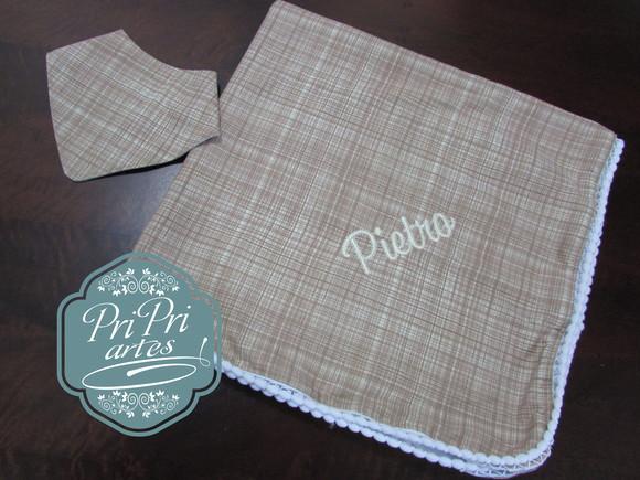 Cueiro/Manta Personalizado e bandana impermeável