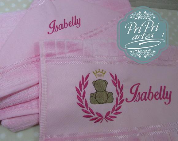 kit Caixa toalha Capuz e toalha de boca