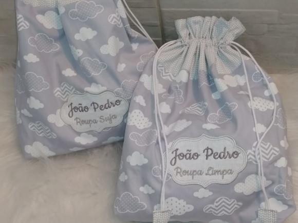 Kit com 2 Saquinhos Impermeáveis ( Personalizado)