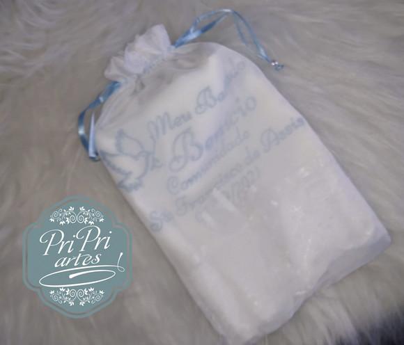 kit toalhinha e fralda de boca batizado