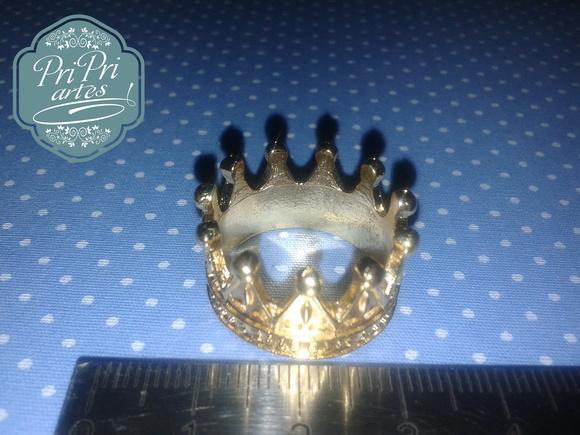 Mini coroa de metal 3D