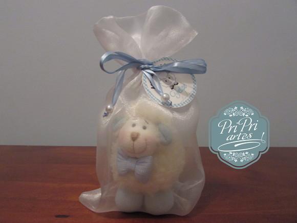 Mini ovelhinha bola 10cm de altura