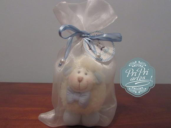 Mini ovelhinha bola 10cm de altura
