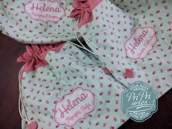 Saquinho Impermeável de Roupas Suja ( Personalizado)