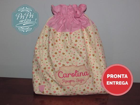 Saquinho Impermeável de Roupas Suja ( Personalizado)