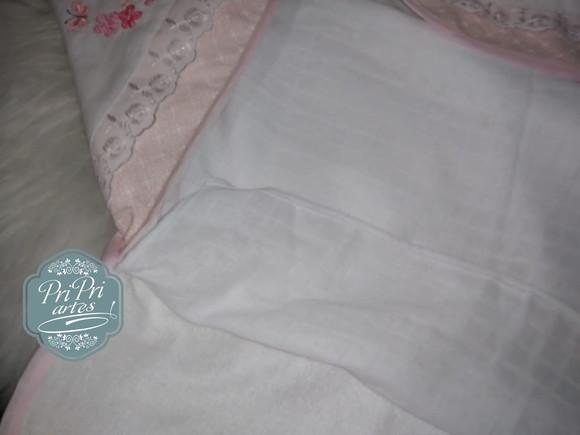 Toalha De Banho Personalizada Com Fralda Acoplada