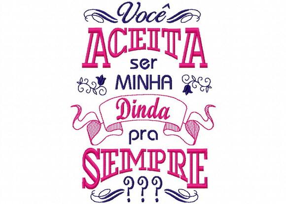 Toalhinha Batizado Dindos