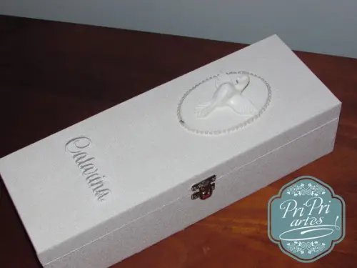 Caixa para Vela Batizado Personalizada