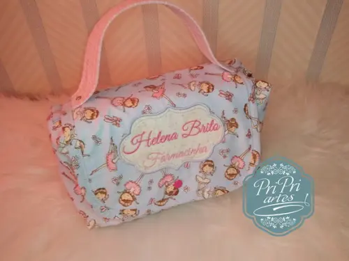 Farmacinha necessaire do bebê personalizada