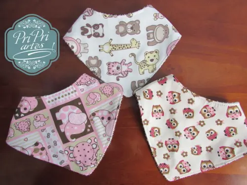 kit 3 Babador Bandana