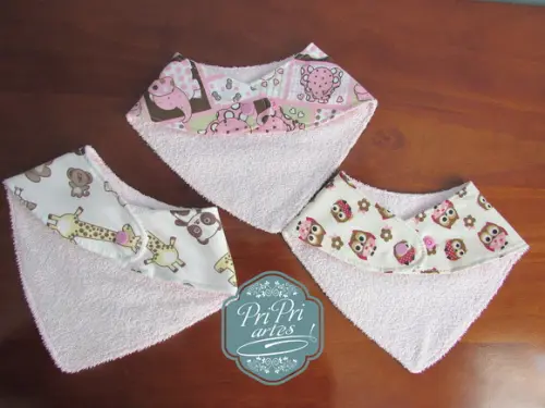 kit 3 Babador Bandana