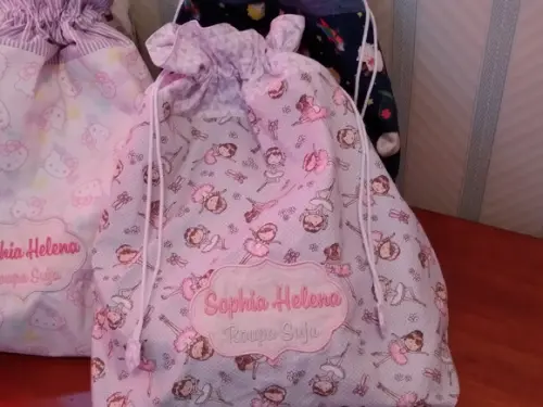 Kit com 2 Saquinhos Impermeáveis ( Personalizado)