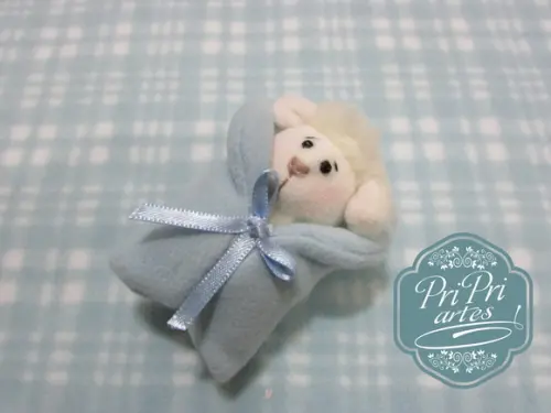 Mini Família ovelhinha pelúcia