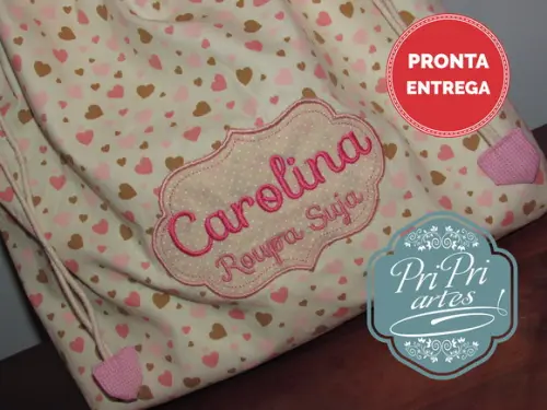 saquinho Impermeável de roupas suja ( personalizado)