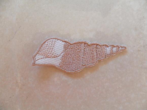 Patch Bordado Termocolante Concha do Mar Iii