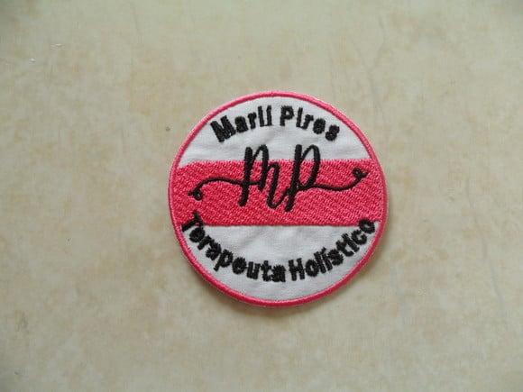 Patch Bordado Logo Personalizada V