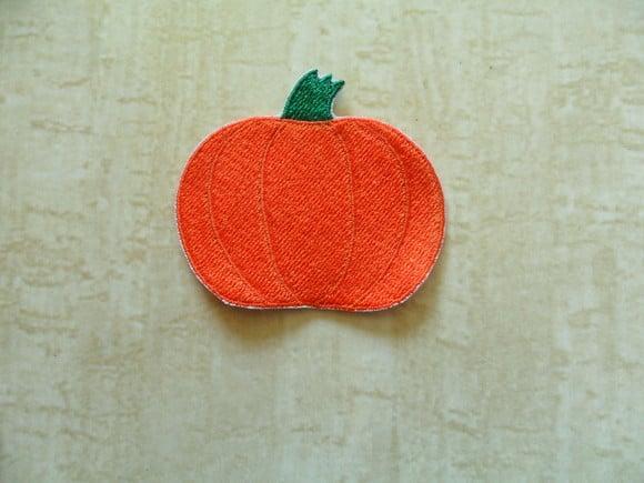 Patch Bordado Termocolante Abóbora