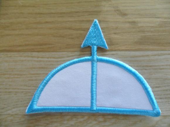 Patch Bordado Termocolante Arco e Flecha