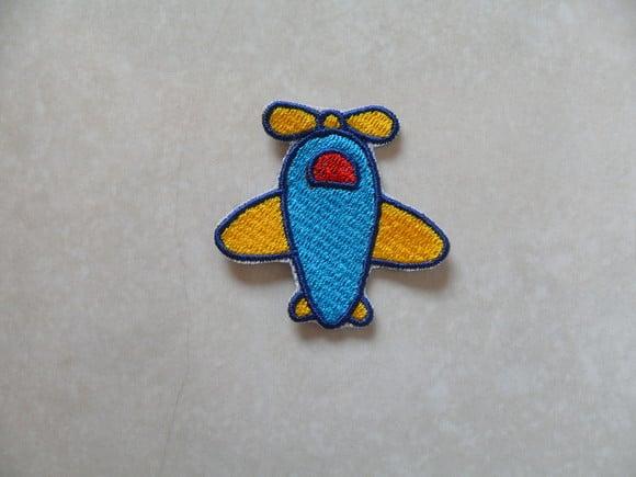 Patch Bordado Termocolante Avião Ii