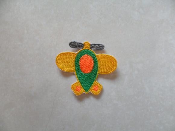 Patch Bordado Termocolante Avião Iii