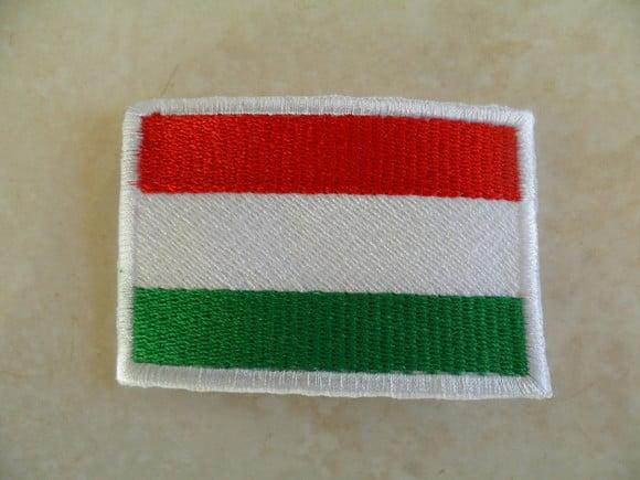 Patch Bordado Termocolante Bandeira da Hungria