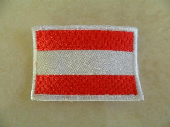 Patch Bordado Termocolante Bandeira da Áustria