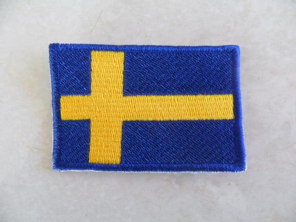 Patch Bordado Termocolante Bandeira da Suécia
