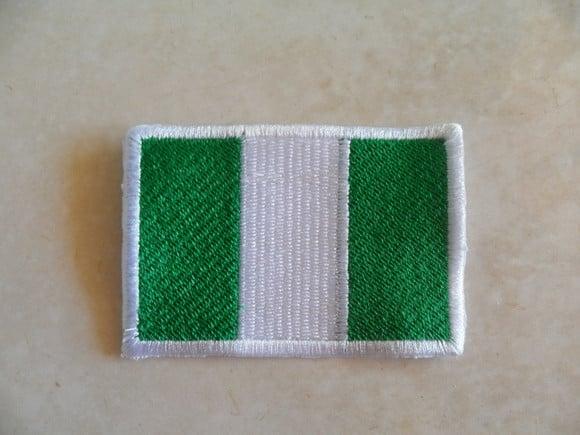 Patch Bordado Termocolante Bandeira da Nigéria