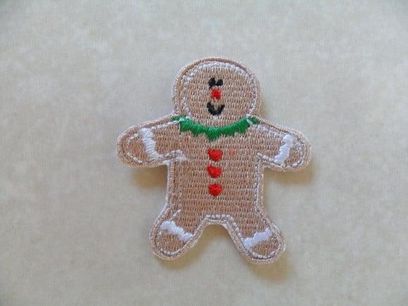 Patch Bordado Termocolante Biscoito De Natal