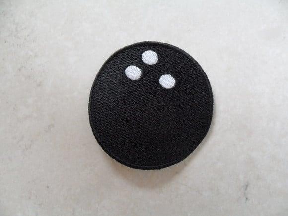 Patch Bordado Termocolante Bola de Boliche
