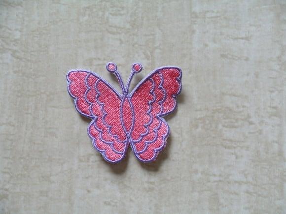 Patch Bordado Termocolante Borboleta