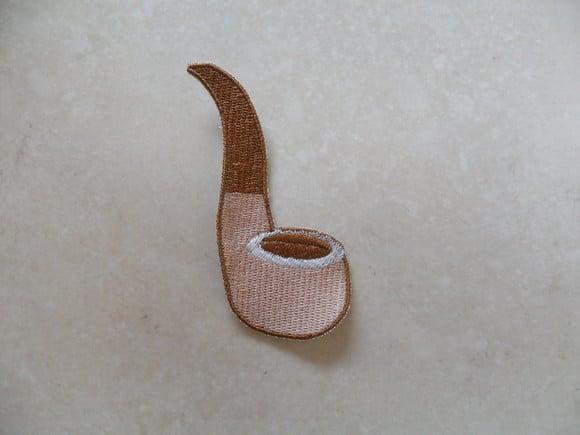 Patch Bordado Termocolante Cachimbo