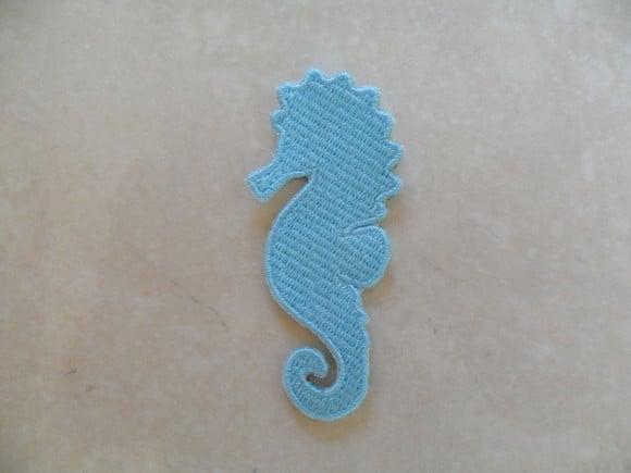 Patch Bordado Termocolante Cavalo Marinho